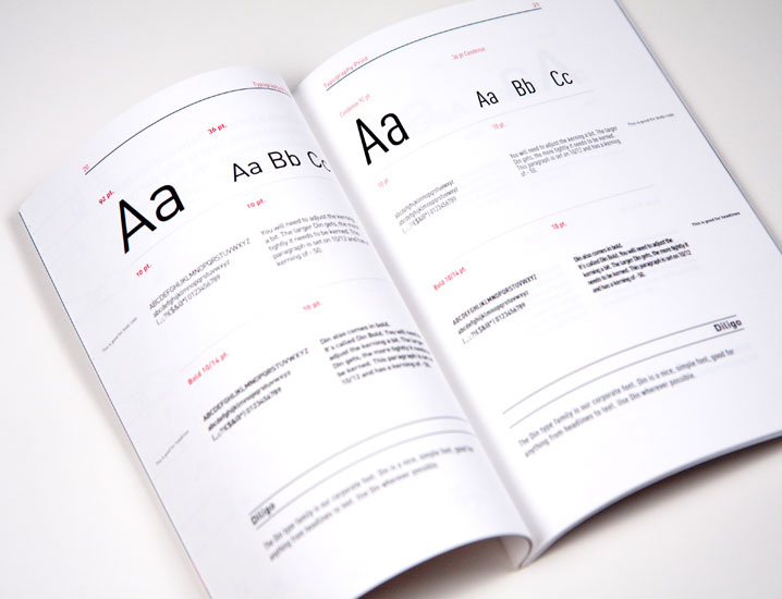 Exemples de de présentation de typographies, les tailles, majuscules, minuscules, textes, etc